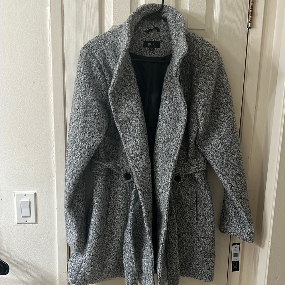 BCX Women's Gray Coat
